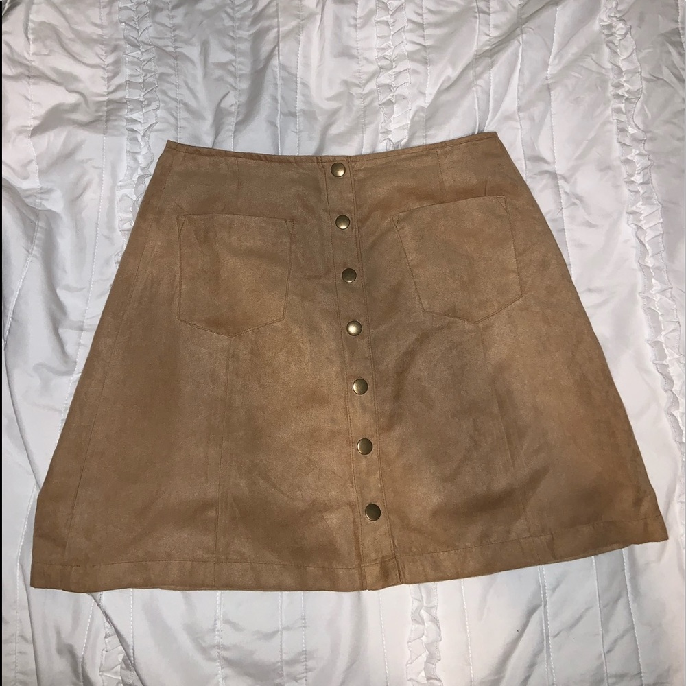 Wild Blue Sadie Robertson Collection suede skirt—M
